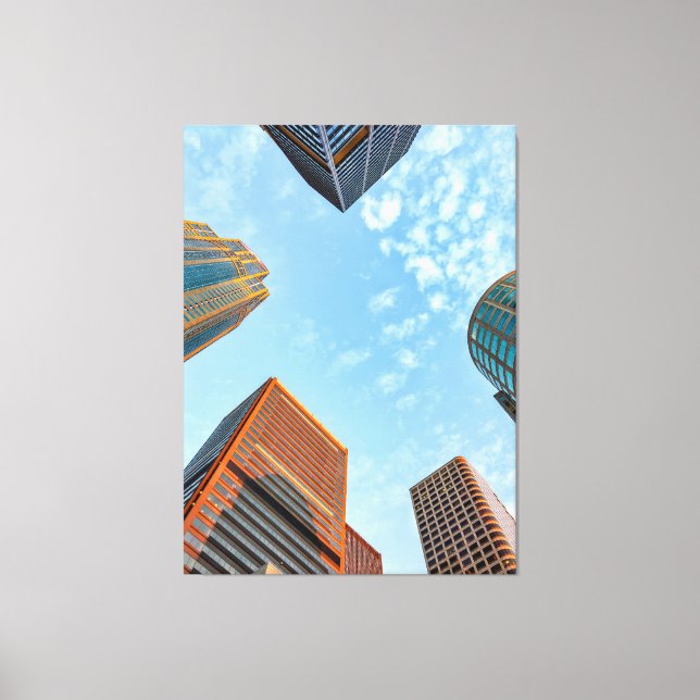 City Skyline Canvas Print (Front)