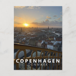 City Skyline Copenhagen Denmark Scandinavia Modern Postcard
