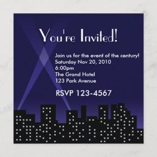 City Skyline Invitation