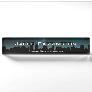City Skyline Nameplate