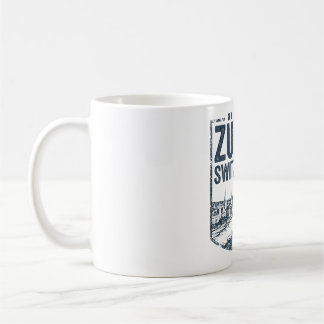 City Skyline Of Zurich Switzerland Illustration Coffee Mug