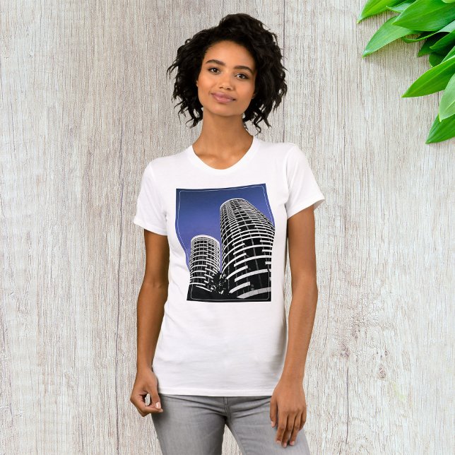 City Skyscraper Womens T-Shirt (Creator Uploaded)