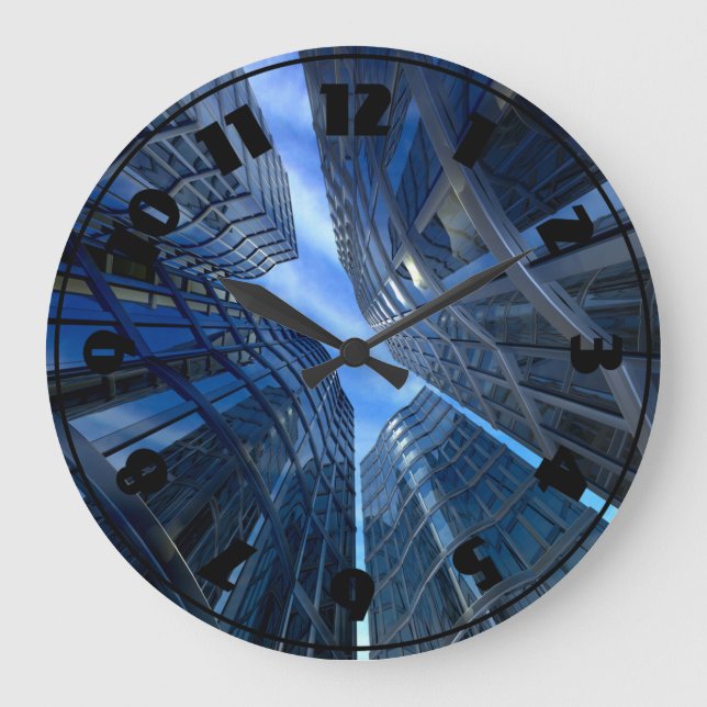 City Skyscrapers Clock (Front)