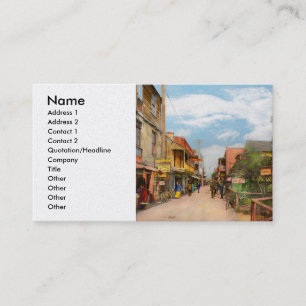 City - St Augustine Florida - Cosy Inn 1908 Business Card
