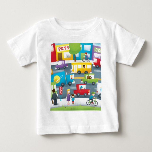 City Street Baby T-Shirt (Front)