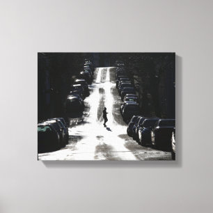 City street canvas print