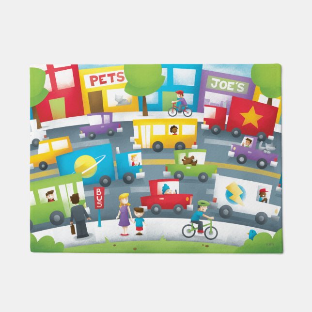 City Street Doormat (Front)