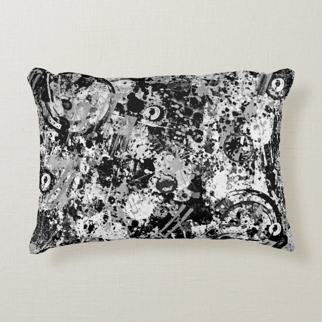 City Streets Graffiti Decorative Cushion (Front)