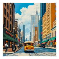 City Streets Magazine Illustration