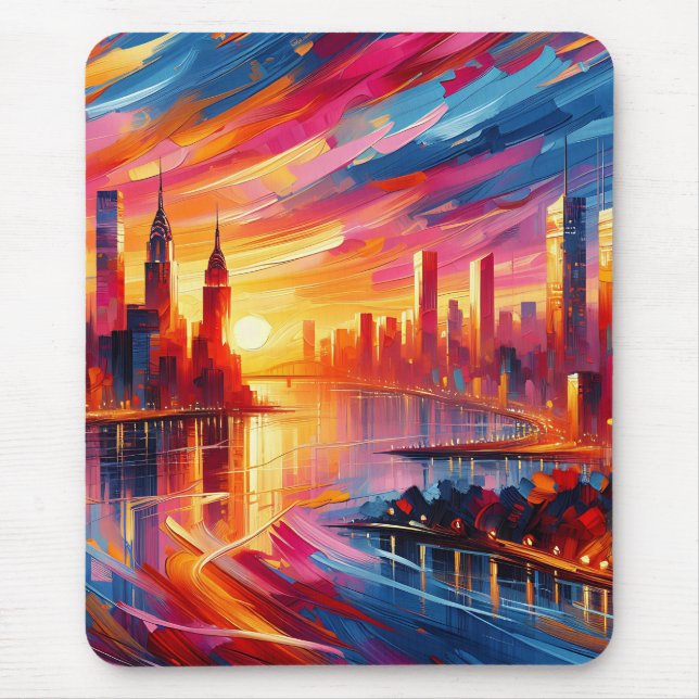 CITY SUNSET MOUSE PAD (Front)
