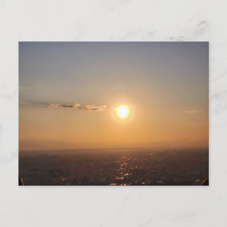 City Sunset Postcard