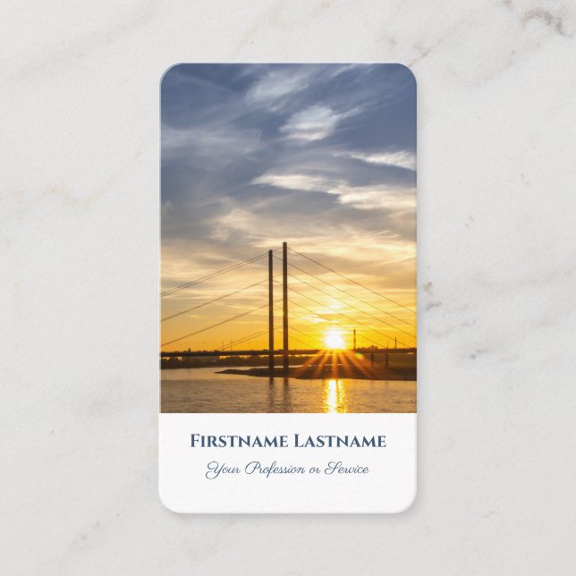 City sunset Taxi driver cabdriver city guide Business Card (Front)