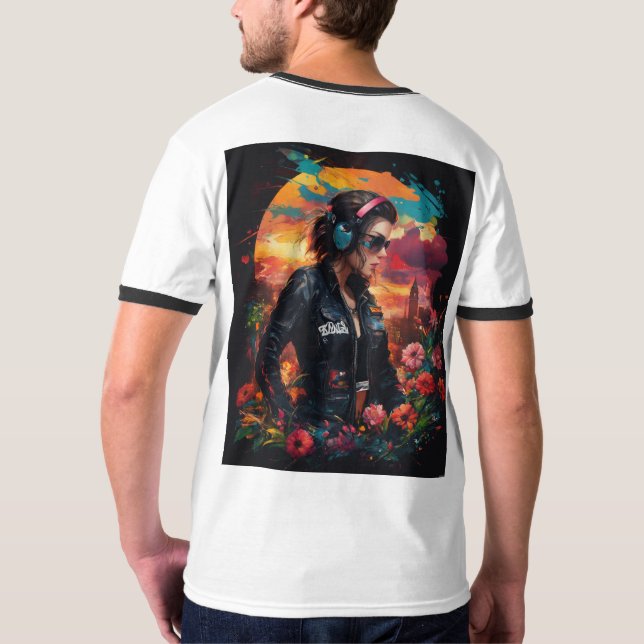 City Sunset Vibes T-Shirt (Back)