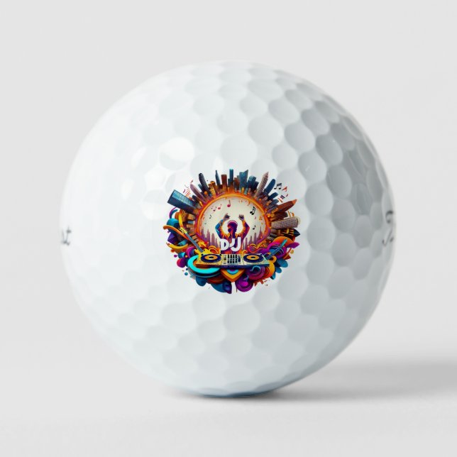 "City Symphony Design" Golf Balls (Front)