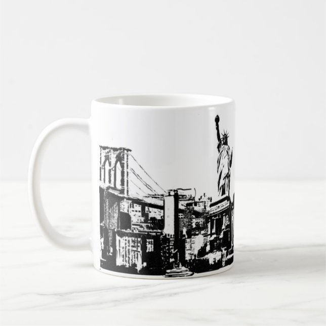 City that inspires you coffee mug (Left)