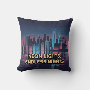 City That Never Sleeps New York Cushion