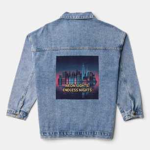 City That Never Sleeps New York Denim Jacket