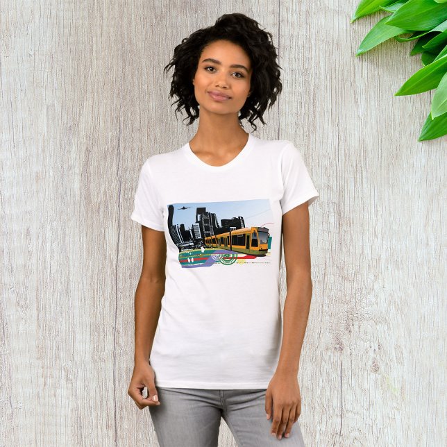City Tram Womens T-Shirt (Creator Uploaded)
