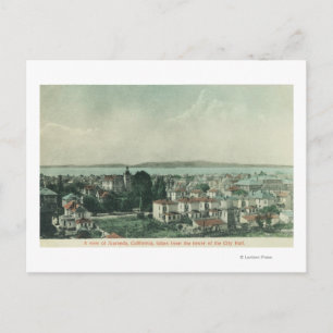 City View from City Hall TowerAlameda, CA Postcard