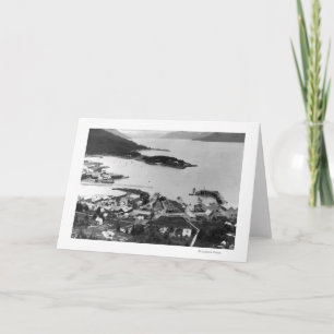 City View of Wrangell, Alaska Photograph Card
