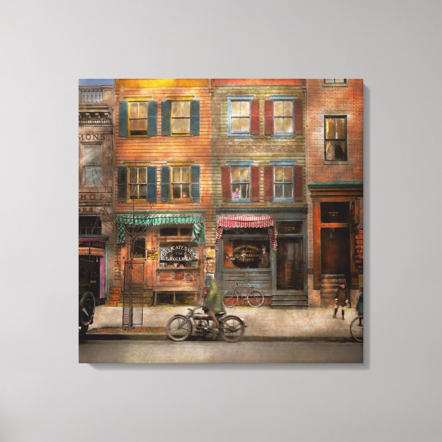 City -  Washington DC  - Ghosts of the past 1925 Canvas Print (Front)
