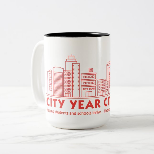 City Year Skyline Mug (Front Left)