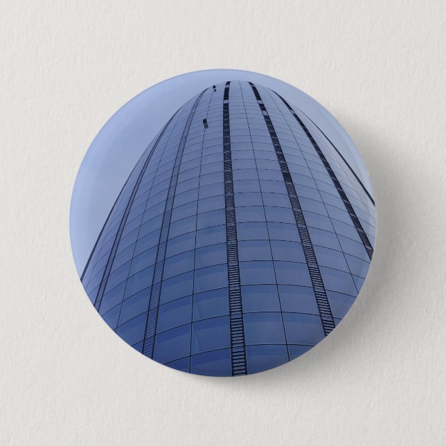 Cityscape 6 Cm Round Badge (Front)