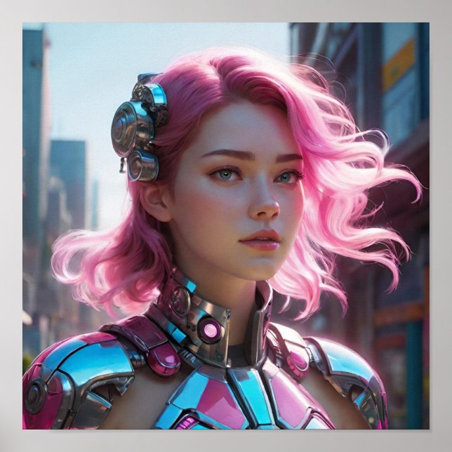 Cityscape Background Poster (Front)