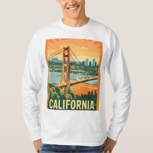 Cityscape California Eye-Catching Vector Design T-Shirt