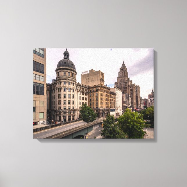 cityscape  canvas print (Front)