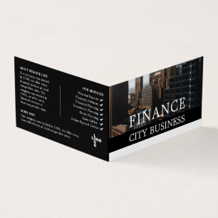 Cityscape, Company Logo/Photo, Business & Finance Business Card