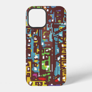 Cityscape hand drawn illustrationart,street,city,s iPhone 12 case