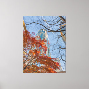 Cityscape in Autumnal Colours Canvas Print