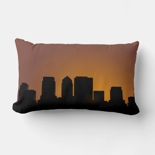 Cityscape Lumbar Cushion (Front)