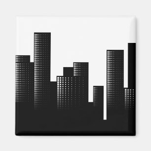 cityscape magnet