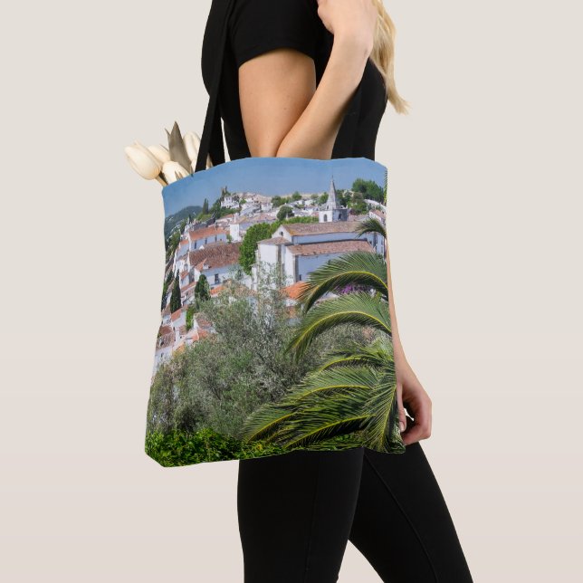 Cityscape of Aveiro, Portugal Tote Bag (Close Up)