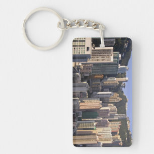 Cityscape of Hong Kong, China Key Ring