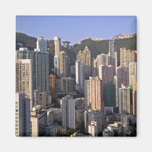 Cityscape of Hong Kong, China Magnet