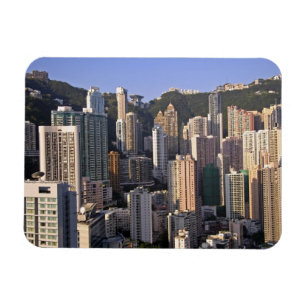 Cityscape of Hong Kong, China Magnet