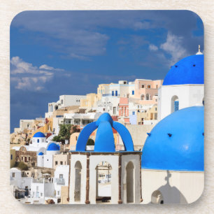 Cityscape of Santorini, Greece Coaster