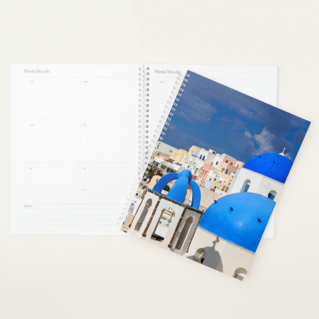 Cityscape of Santorini, Greece Planner (Display)