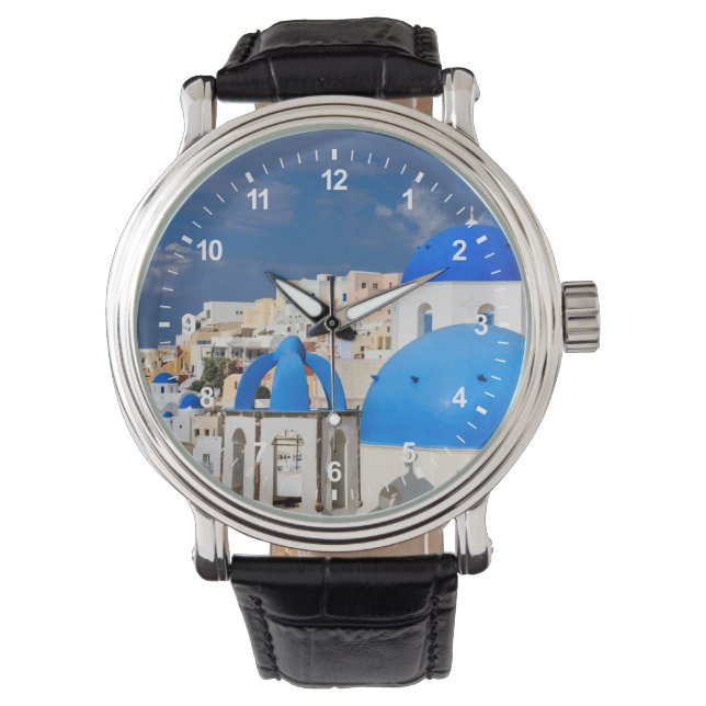 Cityscape of Santorini, Greece Watch (Front)