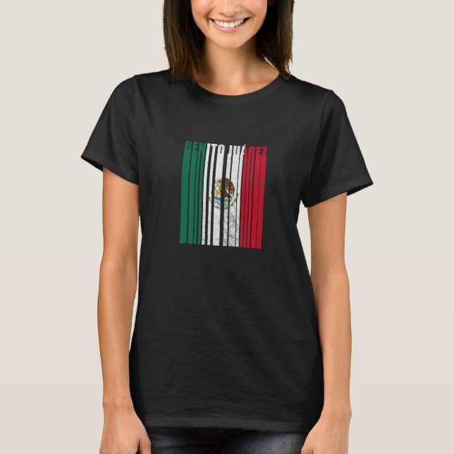 Ciudad Benito Juárez México con Águila Mexicana T-Shirt (Front)