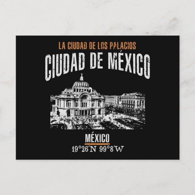 Ciudad de México Postcard (Front)