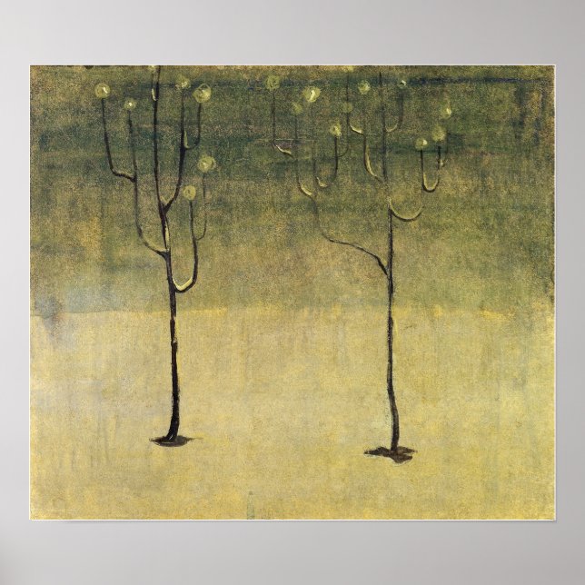 Ciurlionis - Winter Motif 1907 Poster (Front)