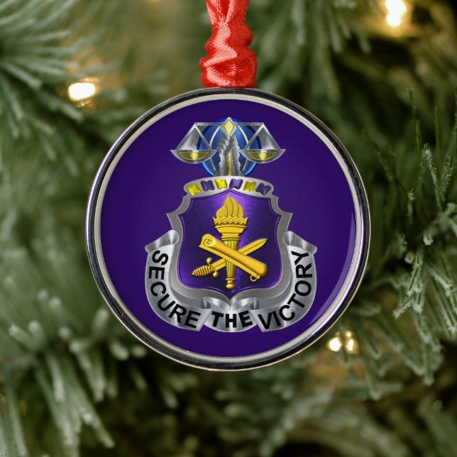 Civil Affairs Christmas Metal Tree Decoration (Tree)