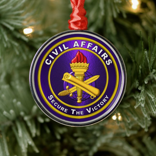 Civil Affairs Metal Tree Decoration (Tree)