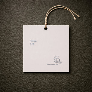 Civil Ceremony/ Registry Wedding/ Non Traditional  Favour Tags