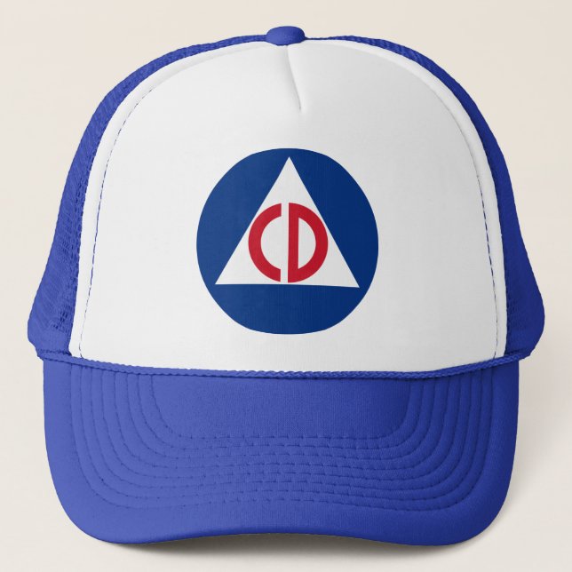civil defence hat (Front)