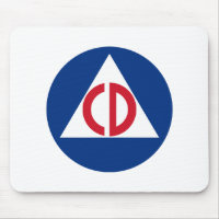 civil defence Mousepad
